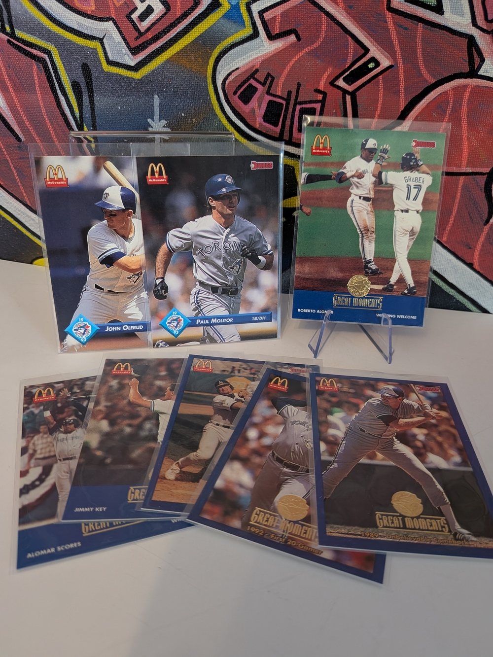 1993 McDonald's Toronto Blue Jays Baseball Cards (Mini) Lot